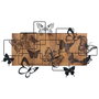 Wallity Legendary Accesorio decorativo de pared Negro y Nogal
